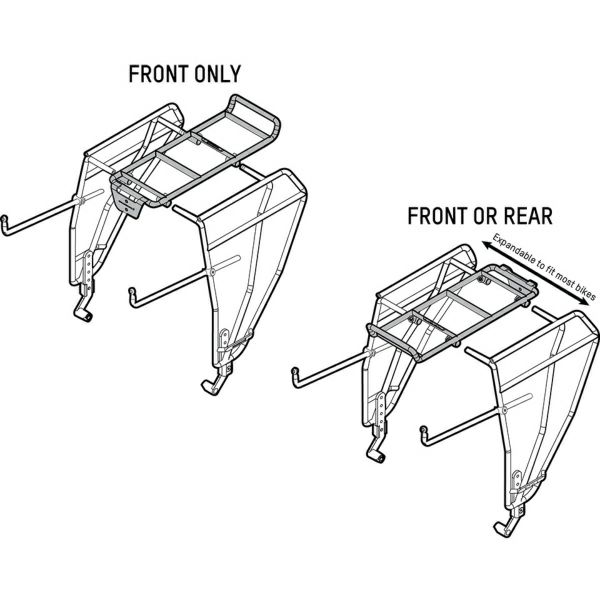 Blackburn（ブラックバーン） Outpost Fat Bike Front Or Rear Rack/アウトポスト ファットバイクラック  フロント or リアラック/キャリア | Intertec Online Store